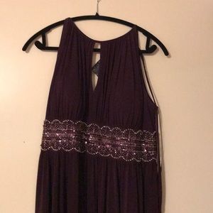 Eggplant color dress